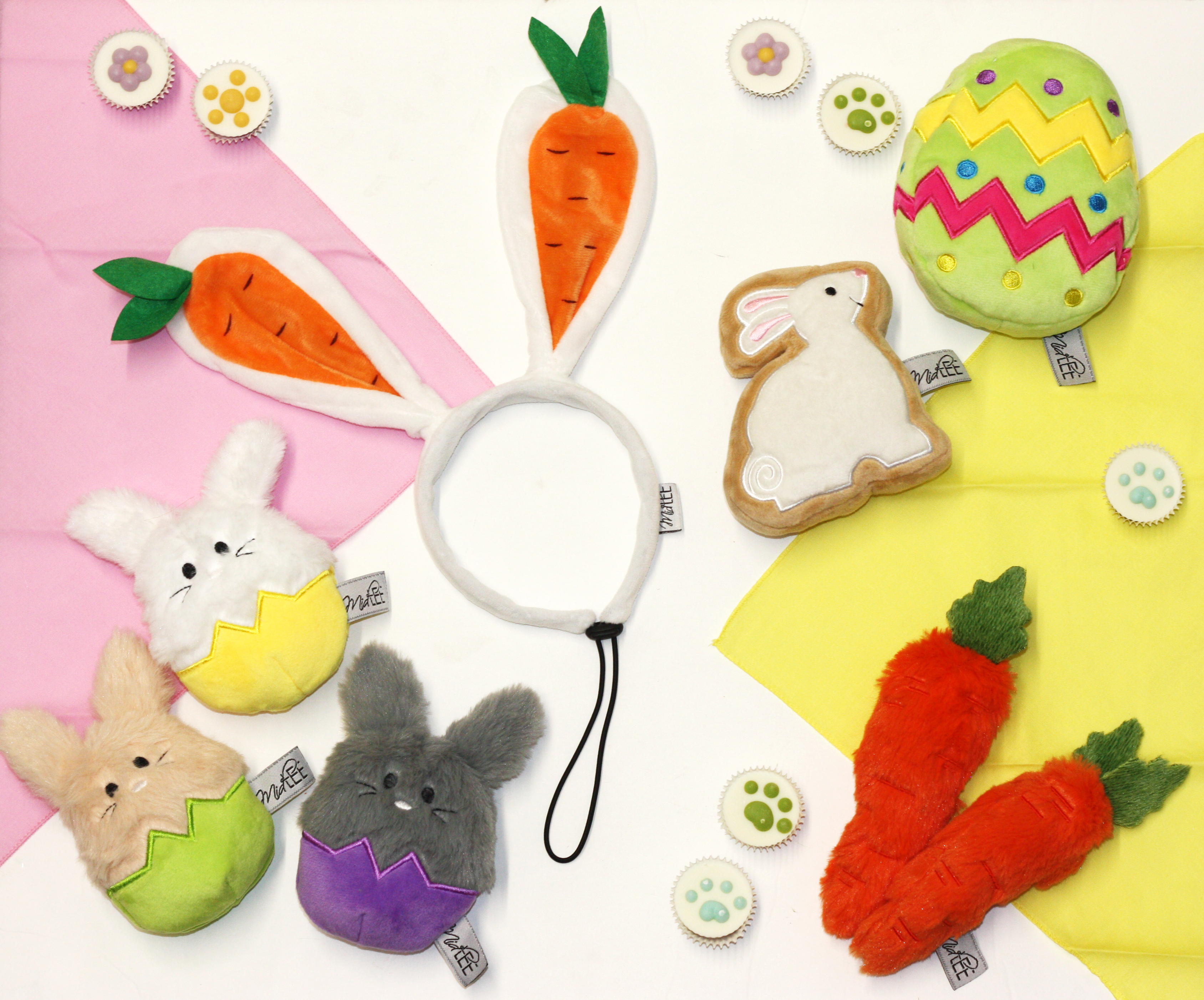 Midlee Hide A Toy Carrot Easter Dog Toy