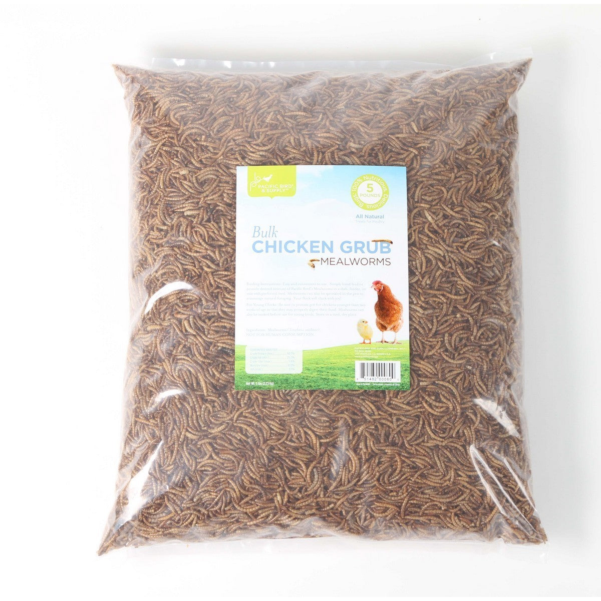Pacific Bird & Supply Co. Chicken Grub Mealworm 5 Oz