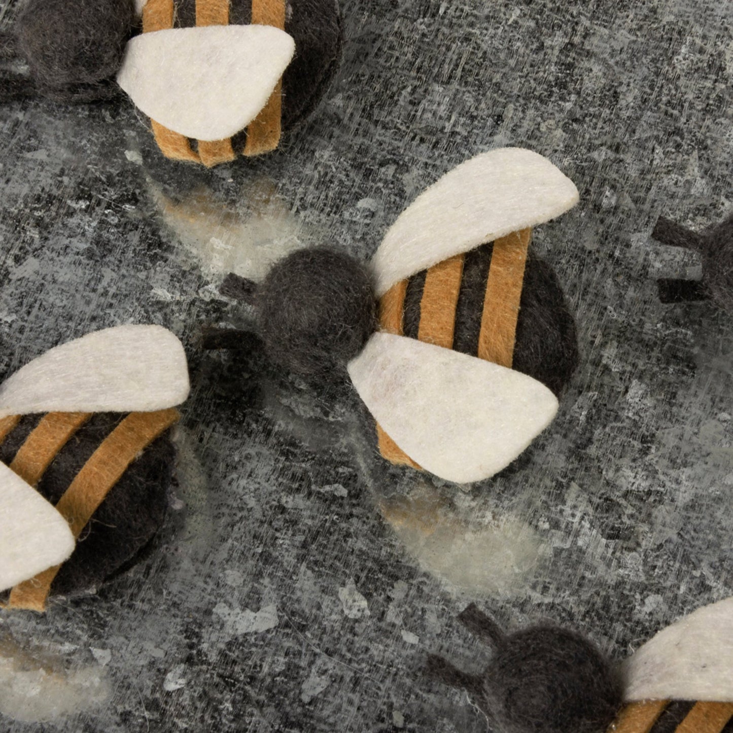 Primitives by Kathy Felted Bees Magnet Set
