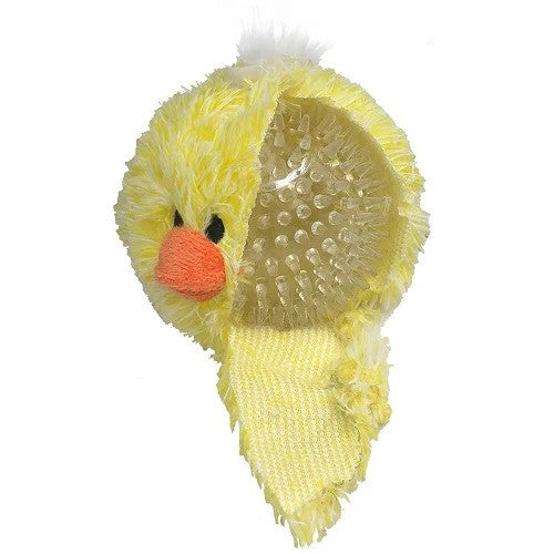 Petlou Squeak Small Squeaky Yellow Dog Toy - 4" EZ (Chick)