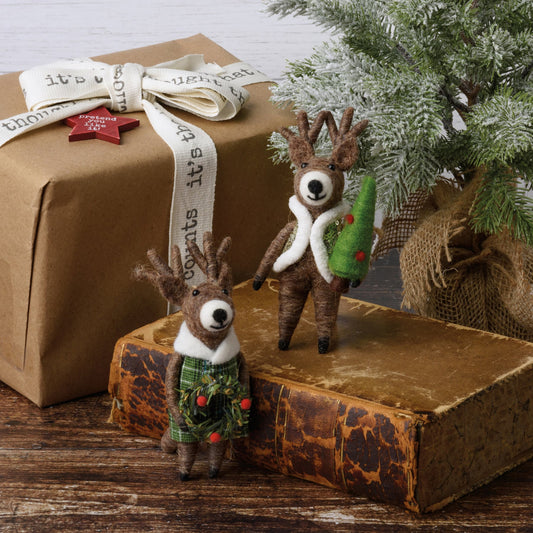 Primitives by Kathy Christmas Deer Critter Set