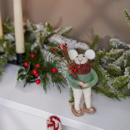 Primitives by Kathy Snowshoe Mouse Critter