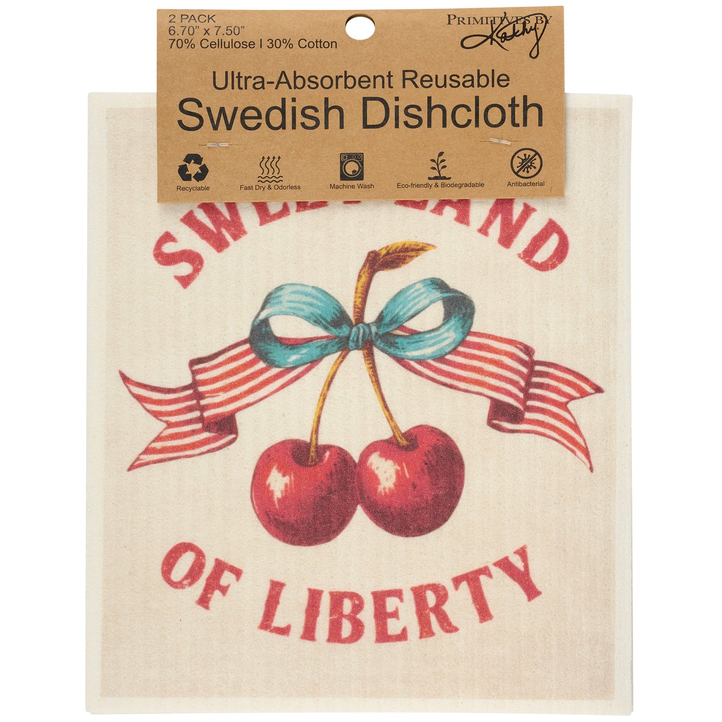 Primitives by Kathy Sweet Land Of Liberty Swedish Cloth Set