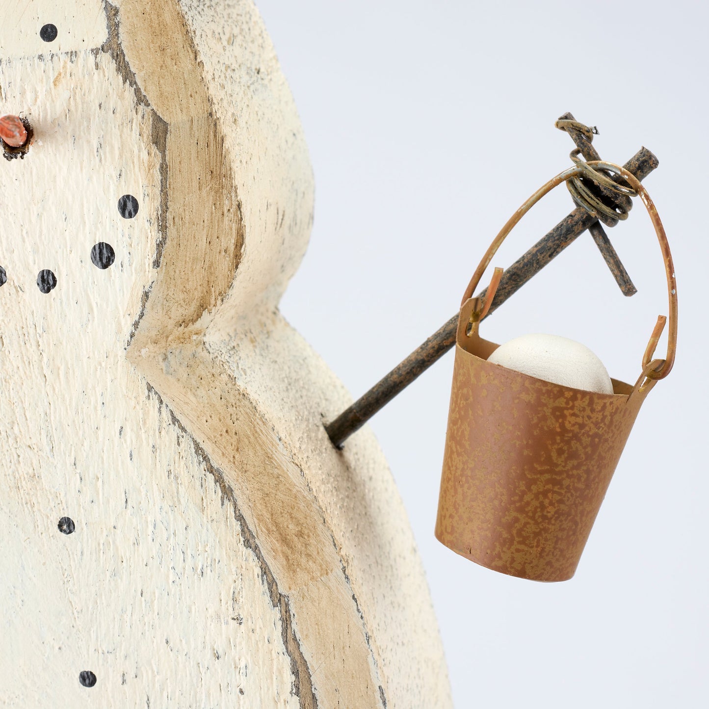Primitives by Kathy Bucket Snowman Chunky Sitter