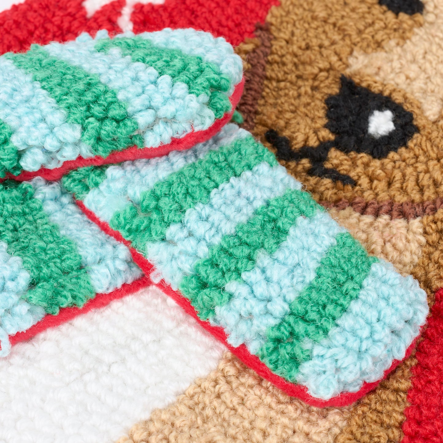 Primitives by Kathy Reindeer Scarf Stocking