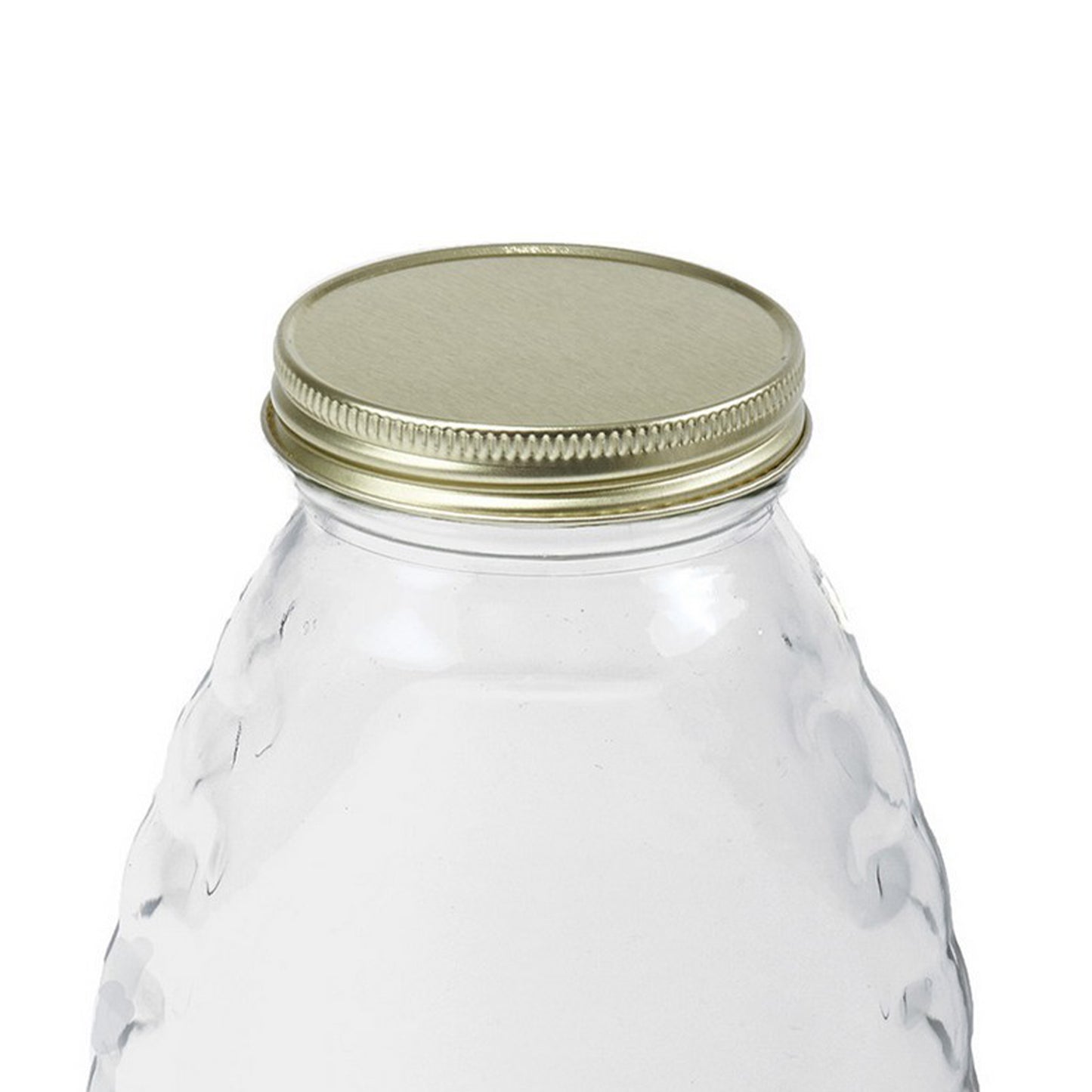 Miller Manufacturing Company Glass Bottle Skep Honey Jar - 16 Ounce- 12 Pack