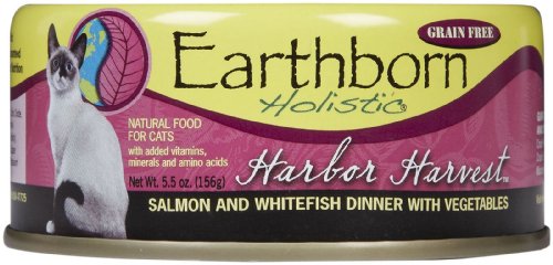 Earthborn Holistic Harbor Harvest Grain-Free Moist Canned Cat Food - (5.5 oz) Pack of 24