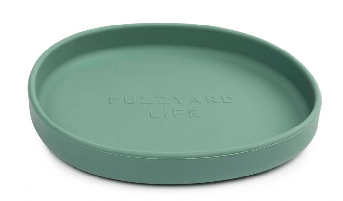 FuzzYard Life Silicone Cat Dish – Myrtle Green