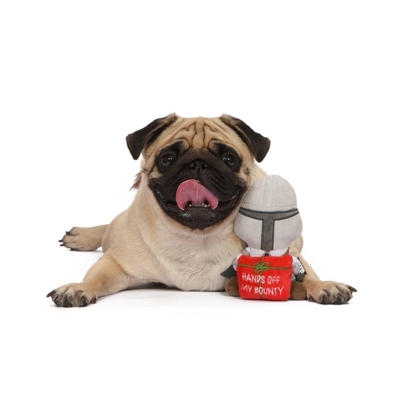 Star Wars: Holiday 6" Mandalorian Bounty Squeaker Pet Toy