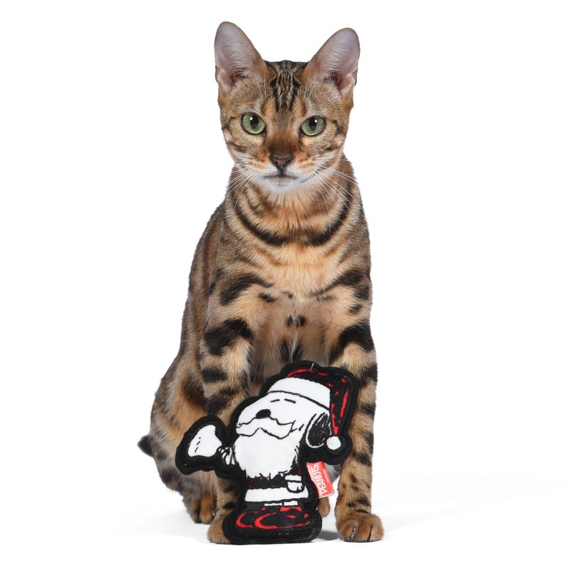 Peanuts: 6" Holiday Snoopy Santa Catnip Toy