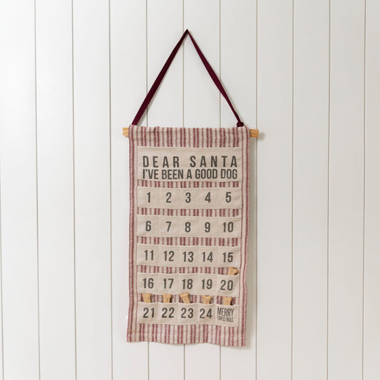 Primitives By Kathy Good Dog Wall Christmas Countdown Advent
