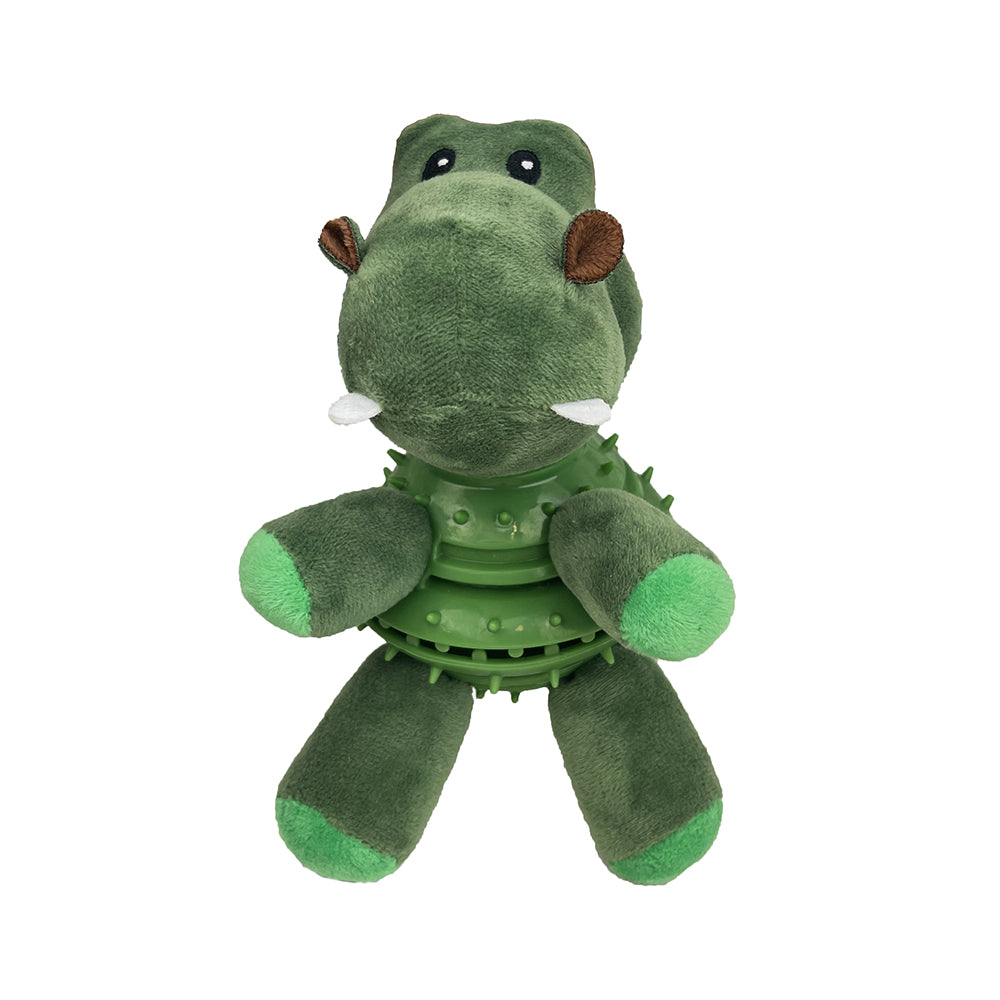 Pet Lou Belly Treats - Crocodile, Green, 6"Length