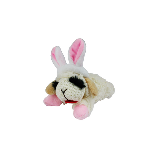 Multipet Lamb Chop Easter Bunny Ears 6" With Squeaker