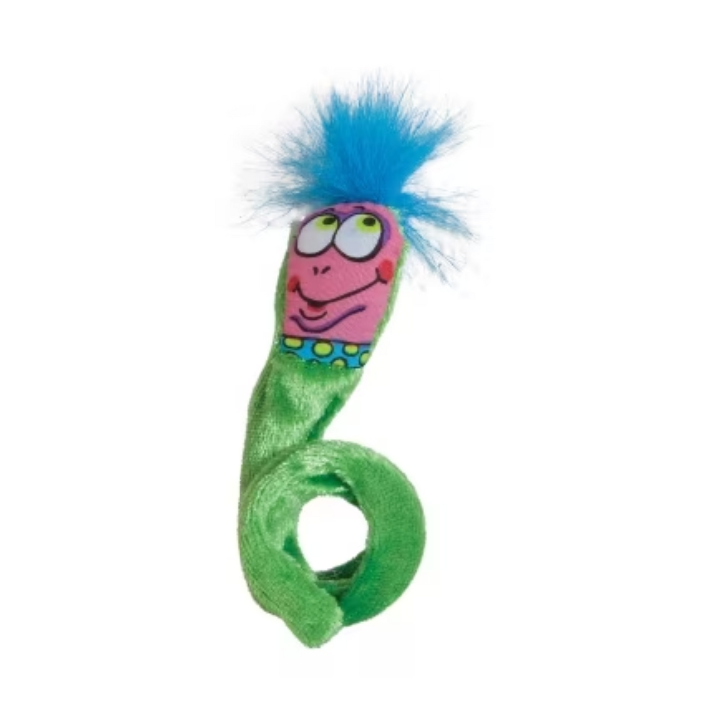 Fat Cat Springy Worm Catnip Toy - Assorted