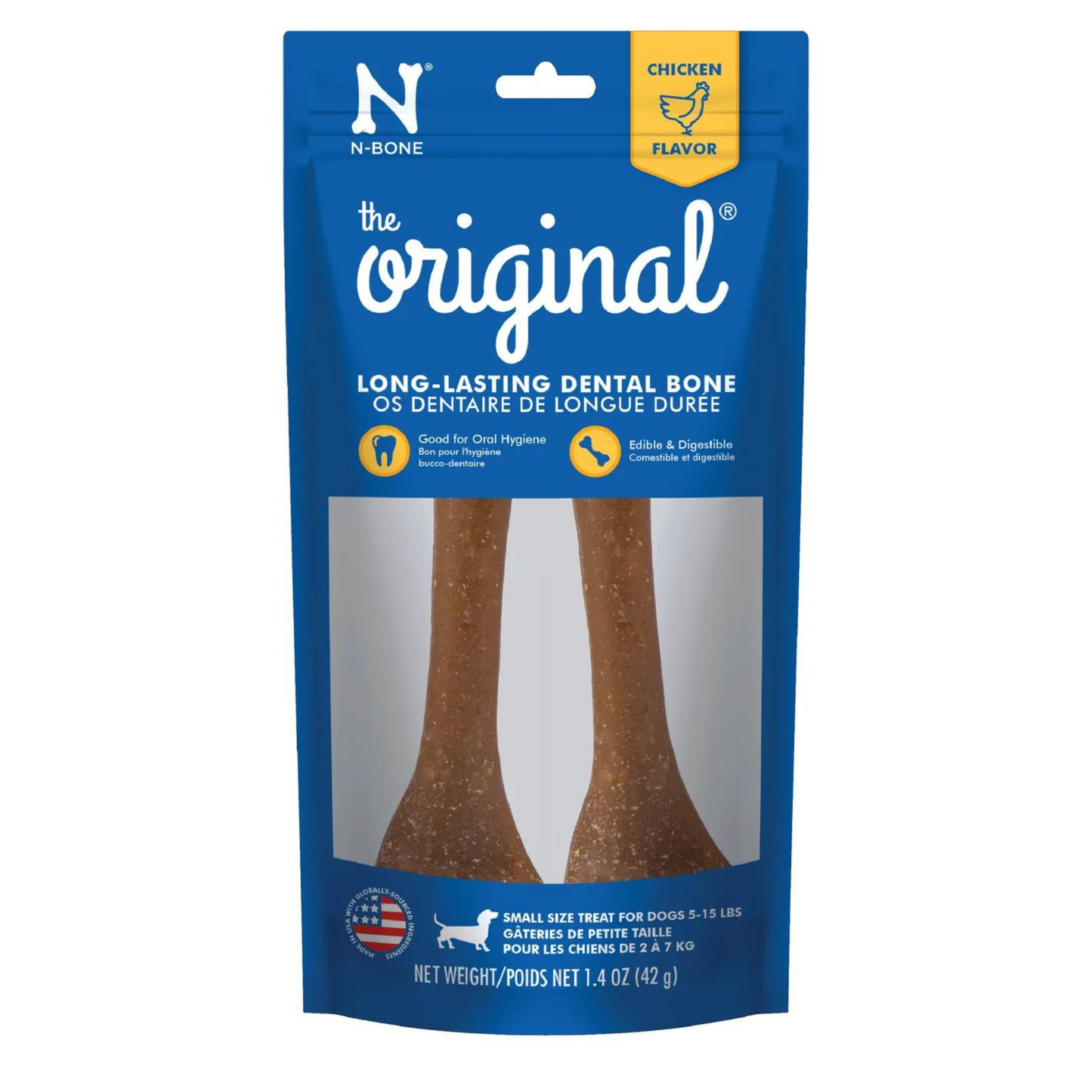 N-Bone The Original Chew Bone - Chicken Flavor(Small)