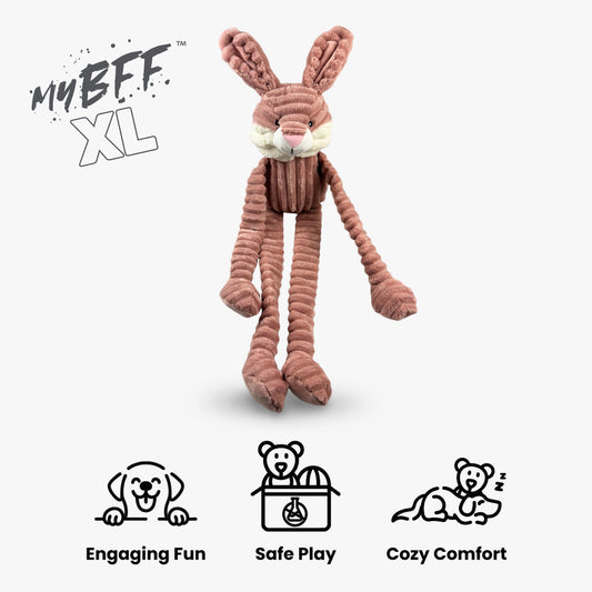 Nandog Pet Gear My Bff Bunny Plush Dog Toy – 25"XL