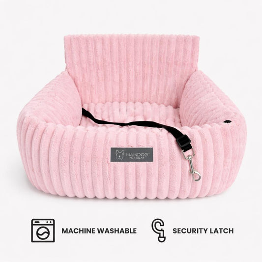 Nandog Pet Gear The Car Seat Pink Velvety Cloud S – Limited Edition