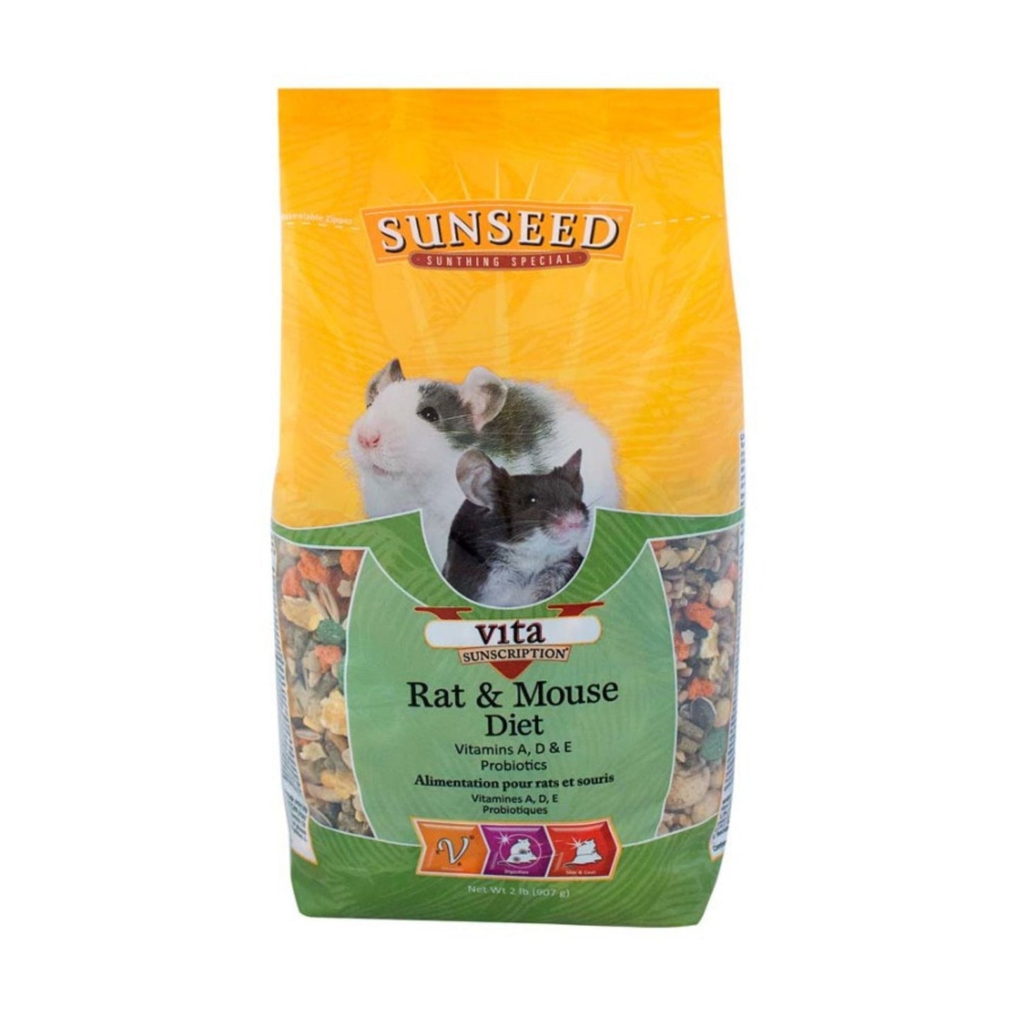 Sun Seed Vita Rat and Mouse Diet Dry Food -1ea/2 lb
