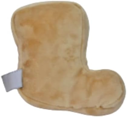 Midlee Santa Boot Sugar Cookie Dog Toy
