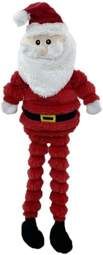 PetLou Christmas Long-legged Santa Dog Toy - 26"