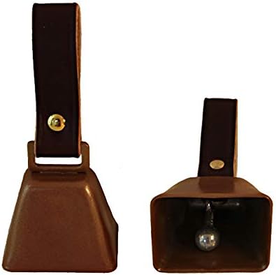 AUBURN LEATHER COUNTRY COW BELL #1 SMALL W/STRAP