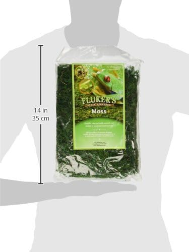 Flukers Green Sphagnum Moss for Terrariums - 8 Quart