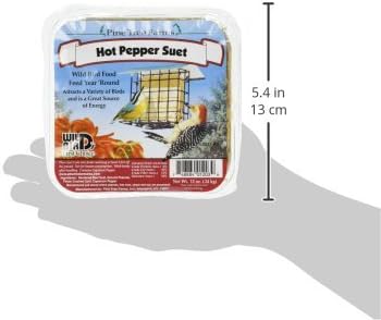 Pine Tree Farm 1203 Hot Pepper Suet Cake, 12-Oz