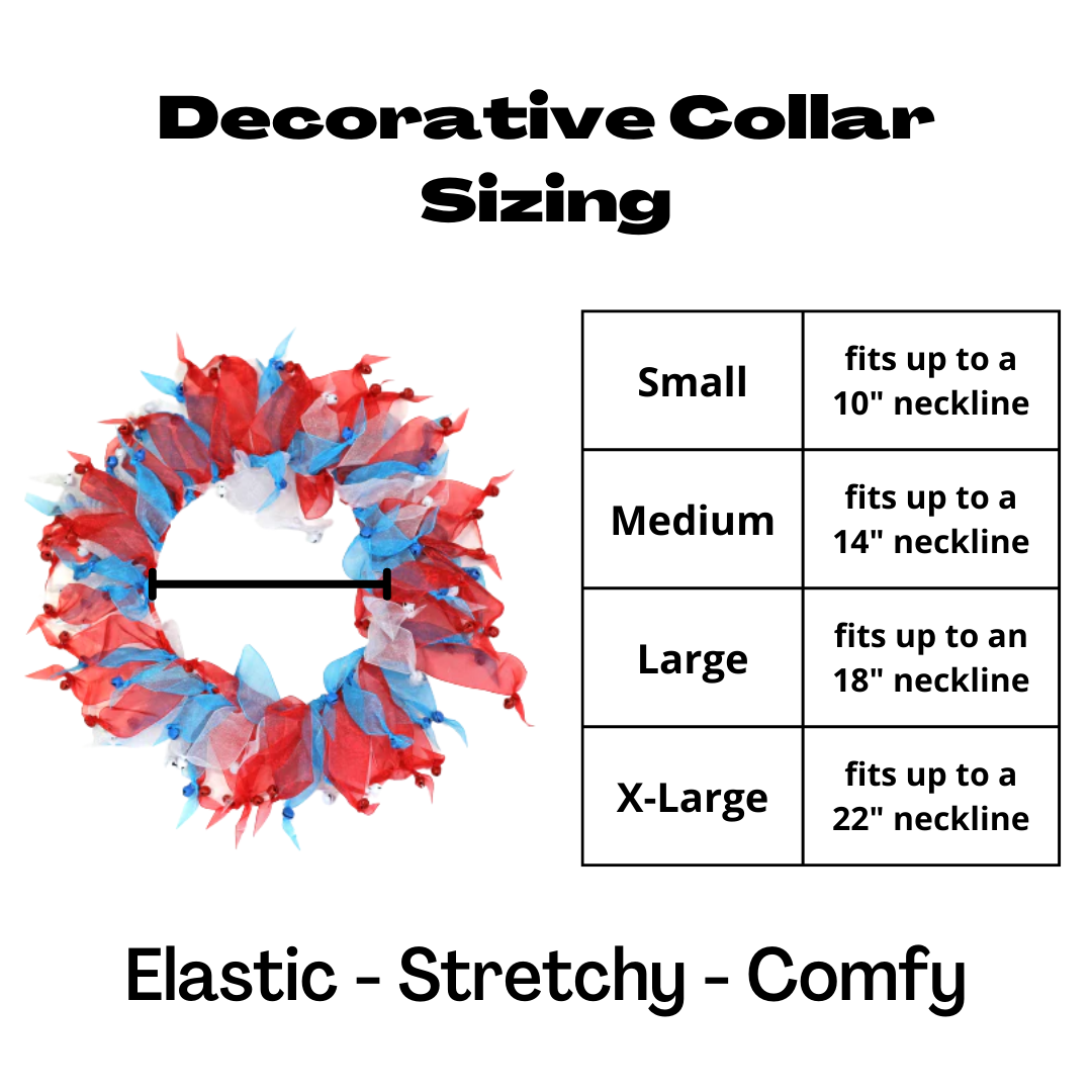 Midlee 4th of July Decorative Dog Bell Collar