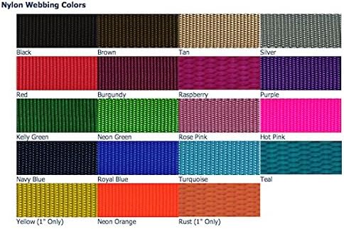 2 Hounds Design Freedom Harness Leash ONLY (1" Wide Silver with Yellow Handle)