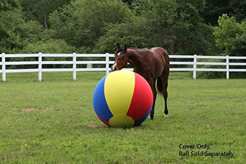 Horsemen's 40-Inch Mega Ball Cover for Horses - Multicolored