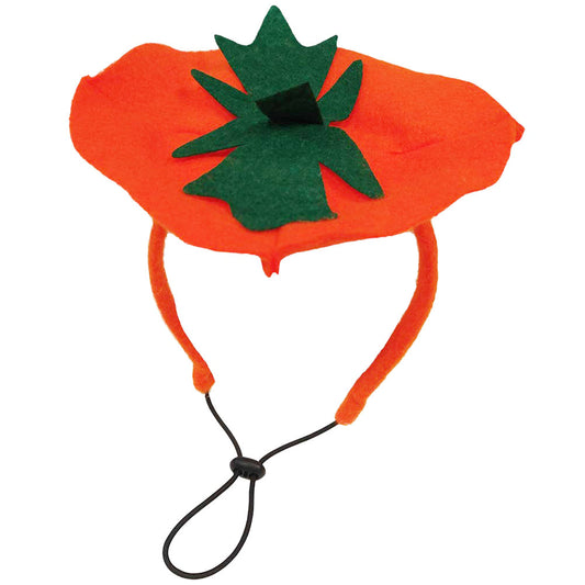 Midlee Large Dog Pumpkin Face Shirt & Headband Costume