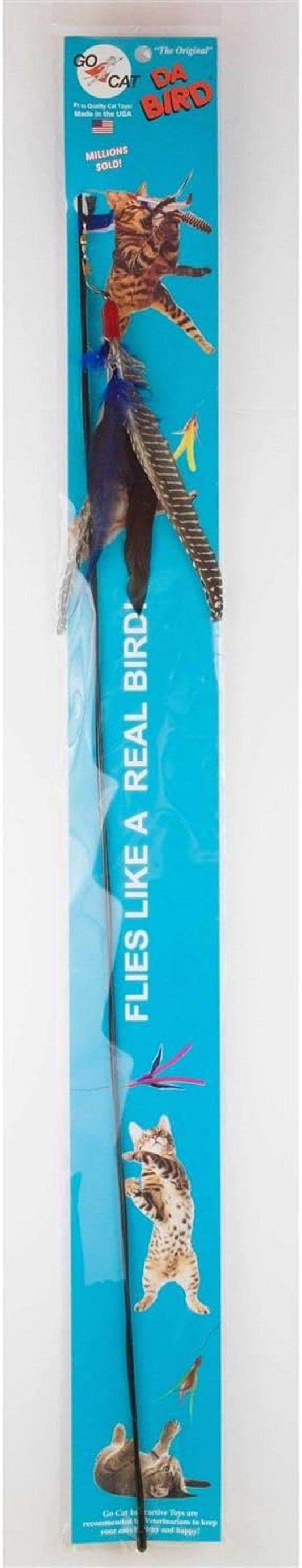 Go Cat Da Bird Single Pole Teaser on 36 inch Rod