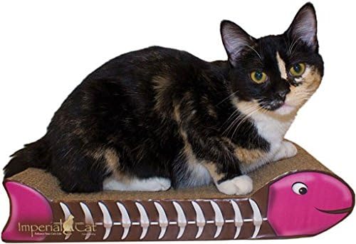 Imperial Cat Scratch 'n Shapes Fish Bone Scratcher - Assorted Color