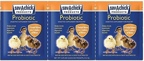 18 Piece Bundle - 9 Packets of Sav-A-Chick Electrolyte and Vitamin Plus 9 Packets of Sav-A-Chick Probiotic