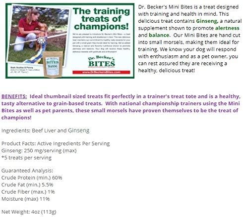 Dr. Becker's Mini Bites for Training Dog Treats, 5 Ounces