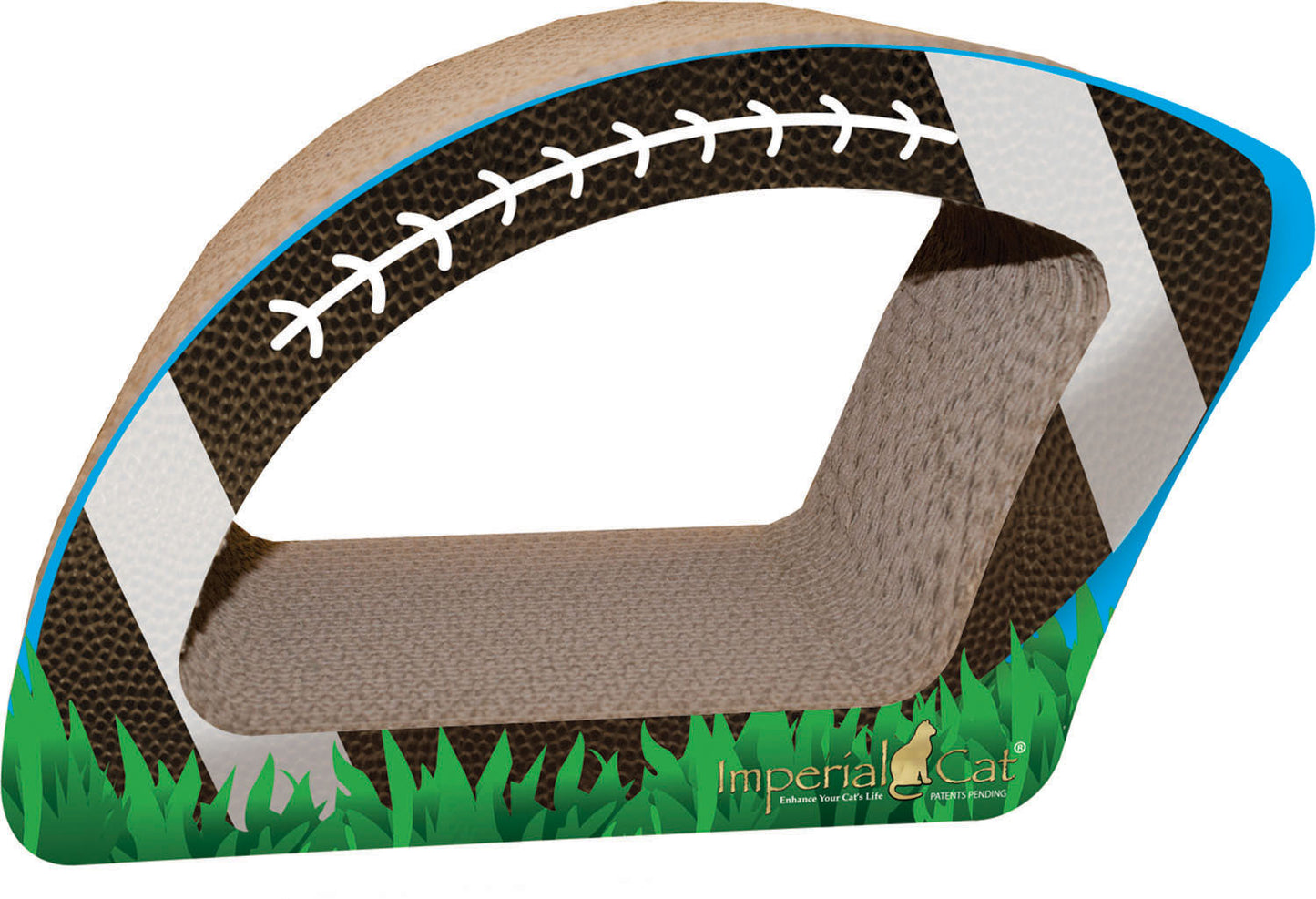 Imperial Cat Scratch 'n Shapes Football (2-in-1) Scratcher