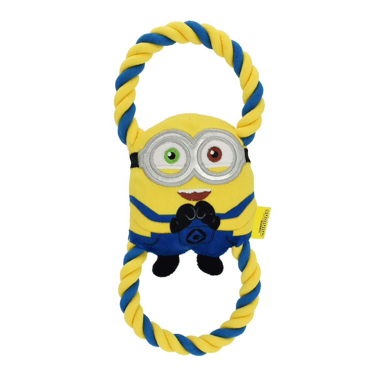 Multipet Minions Rope Tug Bob Dog Toy 10"