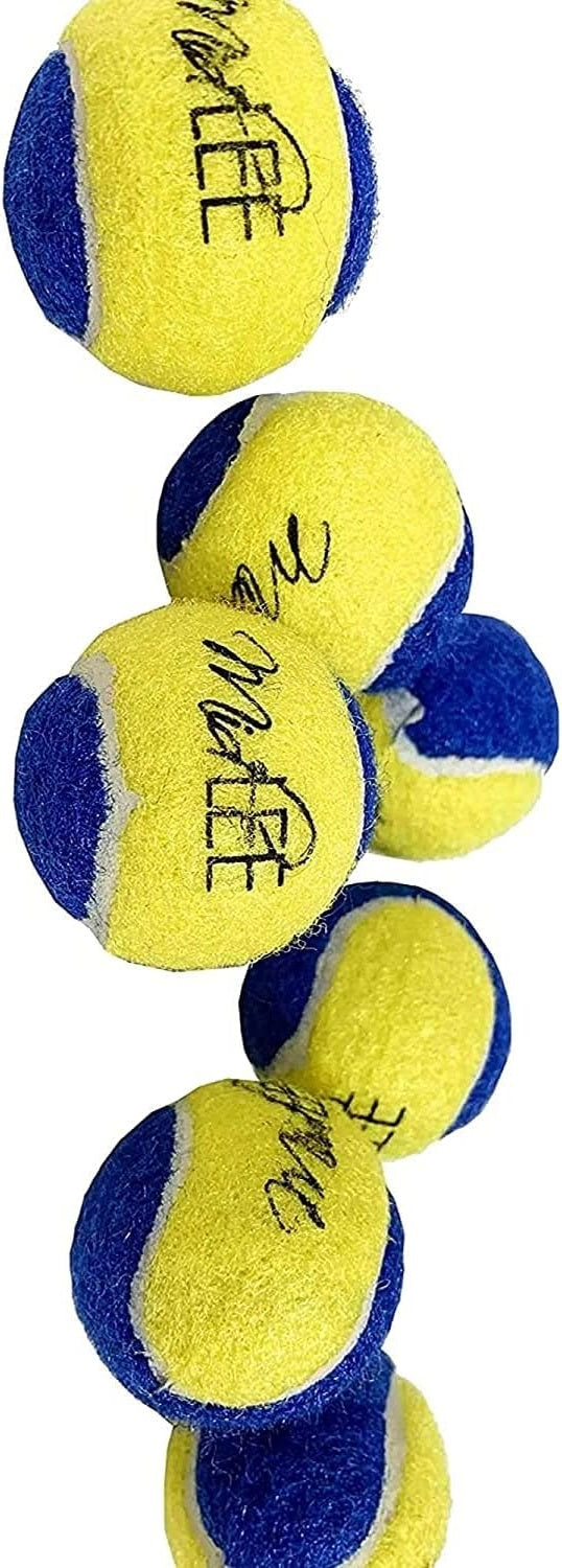 Midlee 2" Dog Tennis Balls Yellow/Blue - 12 Pack