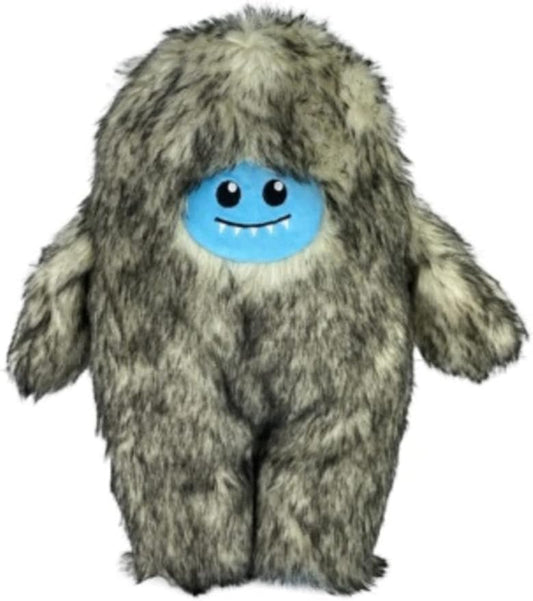 Multipet Yeti Betty Plush Monster with Squeaker Assorted Color Cat Toy ( 4")- 1 Unit