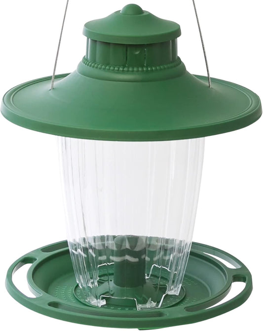 More Birds Green Large Lantern Bird Feeder - 3.8 lbs (5 Feeding Stations)