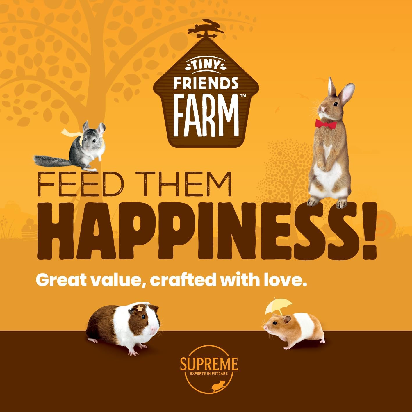 Supreme Pet Foods Tiny Friends Farm Hazel Hamster Tasty Mix Small Animal Food 2 lbs