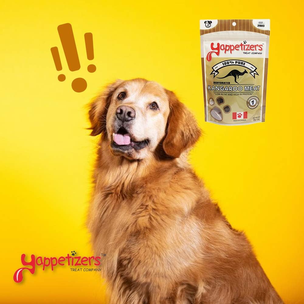 Yappetizers Treat Company kangaroo meat Dehydrated Dog Treat - 3oz