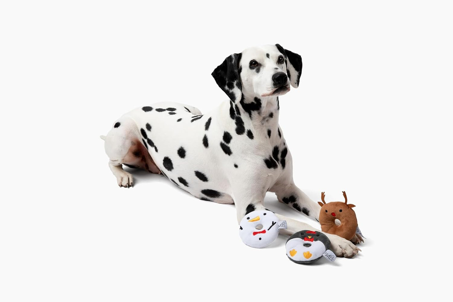 Midlee Christmas Donuts Dog Toys- Pack of 3