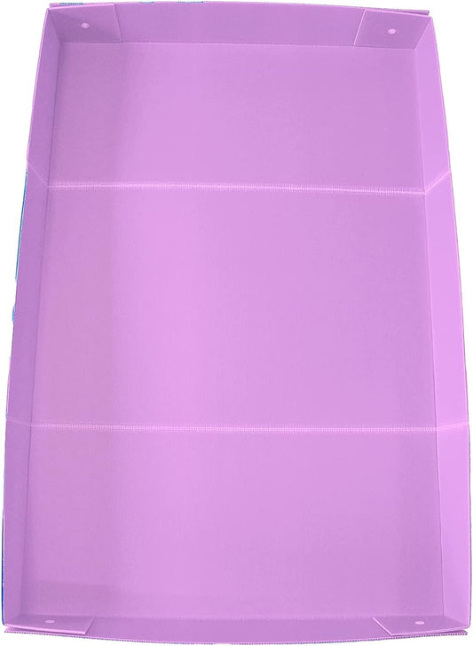 Midlee Guinea Pig Corrugated Plastic Cage Liners - 2 x 3 Panel Size - Purple