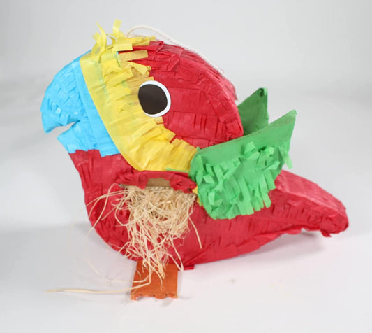 PENN-PLAX Birdie Pinata with Natural Nesting Material – Safe for Small and Medium Birds – Colorful & Fun Addition to Any Cage – Small