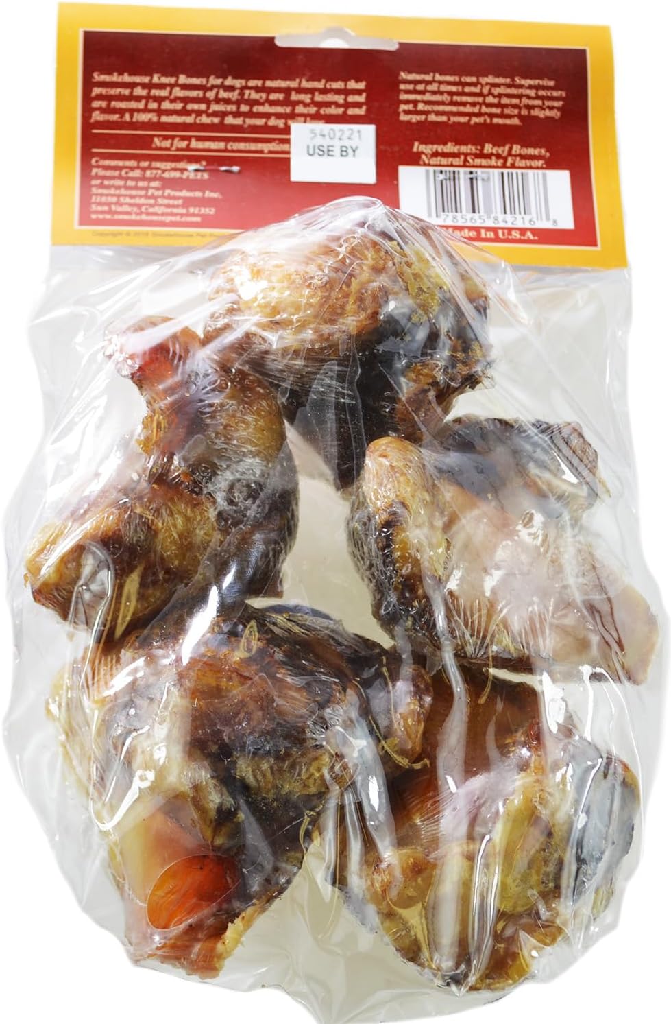 Smokehouse Knee Bone Natural Dog Treat (5 Pack)