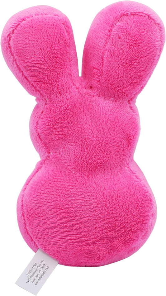 Peeps for Pets Dress Up Plush Bunny Toys for Dog - Pink (6")