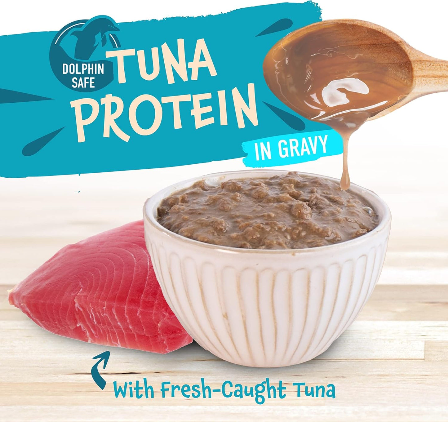 Earthborn Holistic Riptide Zing with Tuna & Gravy Grain-Free Wet Cat Food Pouches - (3 oz) Pack of 24
