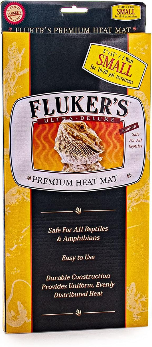 Flukers Premium Heat Mat for Reptiles and Amphibians- Small