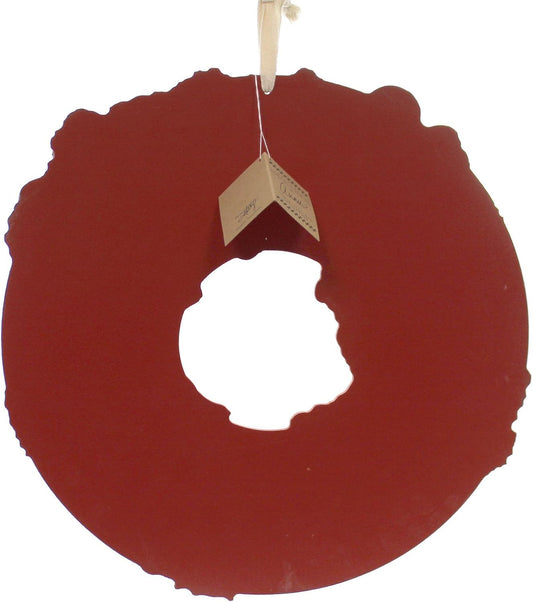 Primitives by Kathy Santa Postcard Wreath